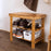 My Best Buy - Bamboo Shoe Bench Rack Storage with shelves