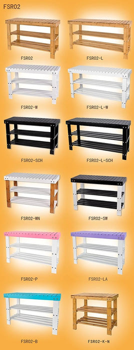 My Best Buy - Bamboo Shoe Bench Rack Storage with shelves