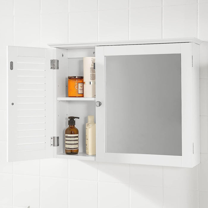 My Best Buy - Mirror Cabinet Wall Cupboard, White