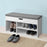 My Best Buy - Padded Shoe Bench Lift Up Storage