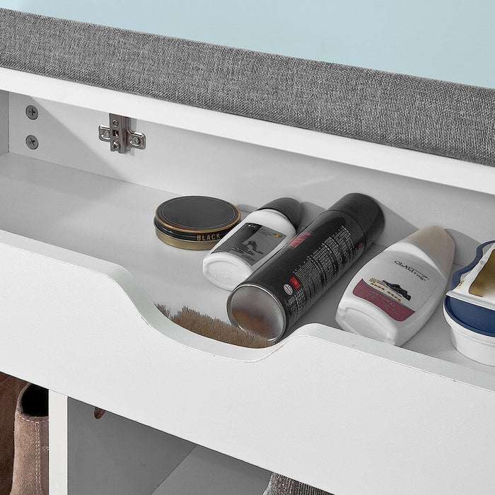 My Best Buy - Padded Shoe Bench Lift Up Storage