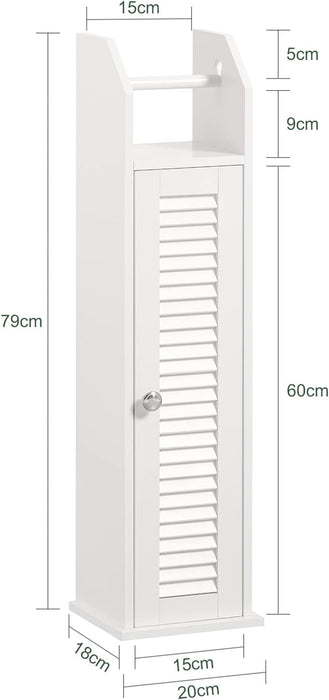 My Best Buy - Wooden Bathroom Storage Cabinet, White