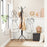 My Best Buy - Black Metal Coat Rack, Hall Tree, 182cm Tall