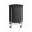 My Best Buy - Laundry Basket with Wheels, Black