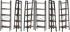 My Best Buy - 5 Tiers A-shaped Ladder Storage Shelf, Rustic, Brown