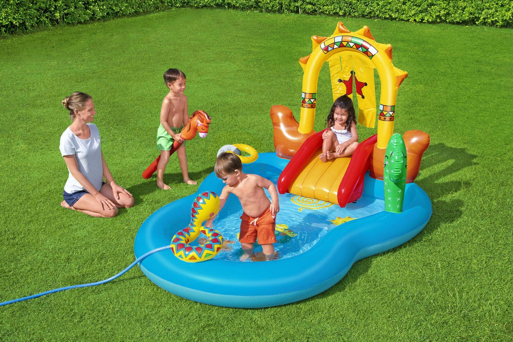 My Best Buy - Bestway Wild West Kids Play Inflatable Above Ground Swimming Pool