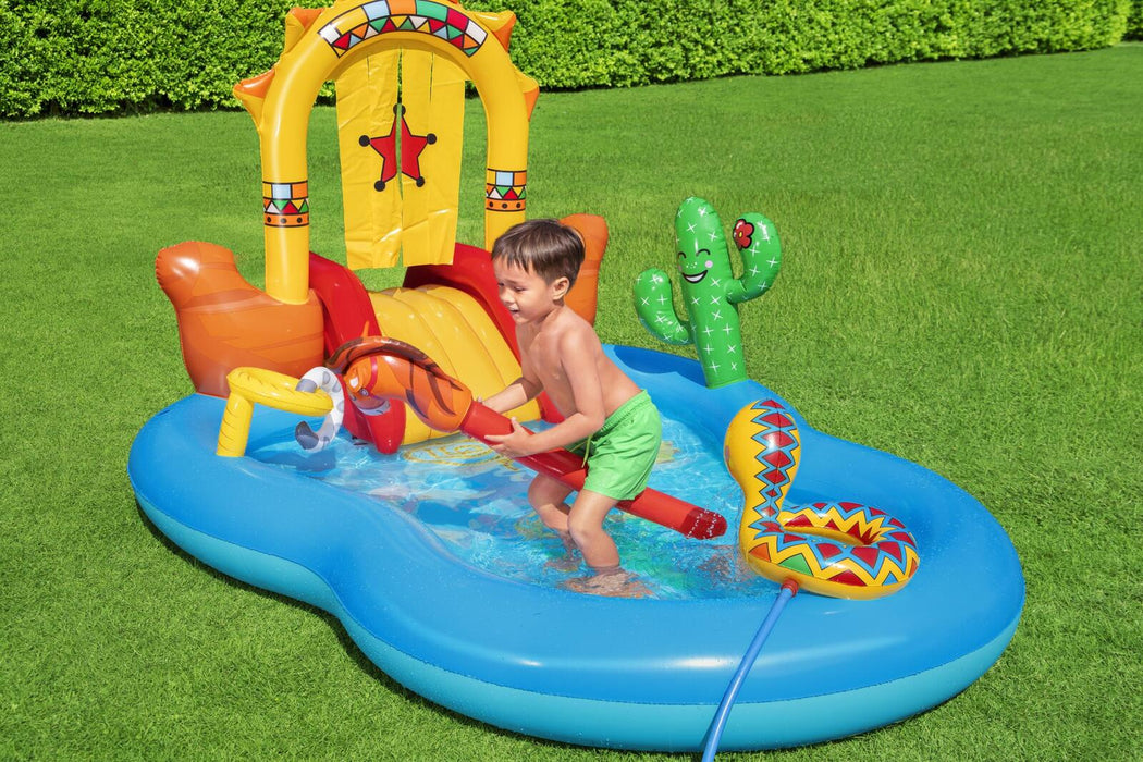 My Best Buy - Bestway Wild West Kids Play Inflatable Above Ground Swimming Pool