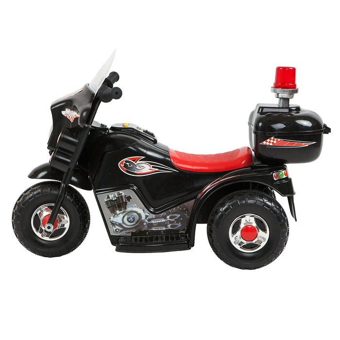 My Best Buy - Children's Electric Ride-on Motorcycle (Black) Rechargeable, Up To 1Hr
