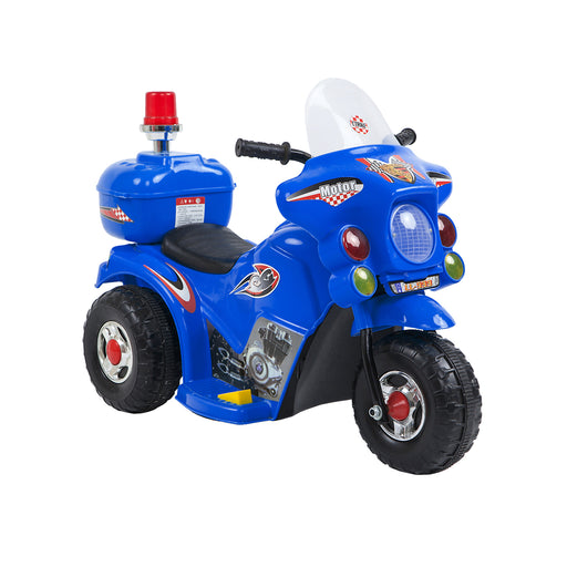 My Best Buy - Children's Electric Ride-on Motorcycle (Blue) Rechargeable, Up To 1Hr