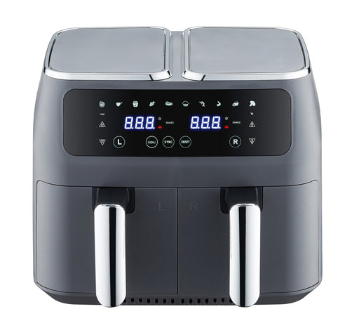 My Best Buy - 8L Dual Zone Digital Air Fryer with 200C, 10 Cooking Programs