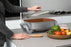 My Best Buy - Copper Electric Fry Pan for Cooking, 9.1L Capacity, Non-Stick