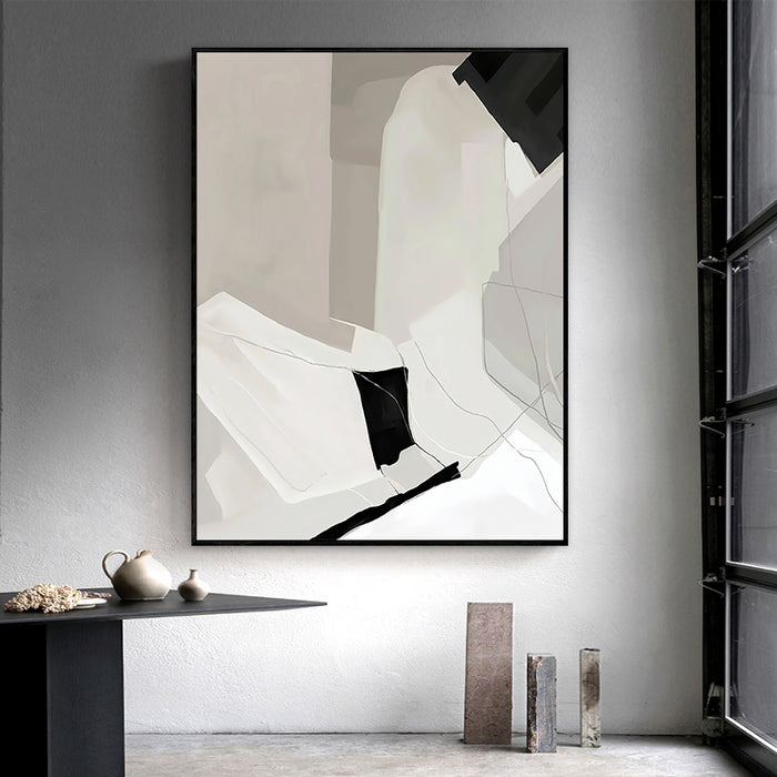 My Best Buy - 40cmx60cm Modern Abstract 3 Sets Black Frame Canvas Wall Art