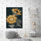 My Best Buy - 50cmx70cm Sunflowers Black Frame Canvas Wall Art