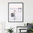 My Best Buy - 60cmx90cm Pelican Black Frame Canvas Wall Art