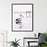 My Best Buy - 80cmx120cm Pelican Black Frame Canvas Wall Art