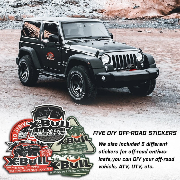 My Best Buy - X-BULL KIT1 Recovery track Board Traction Sand trucks strap mounting 4x4 Sand Snow Car BLACK