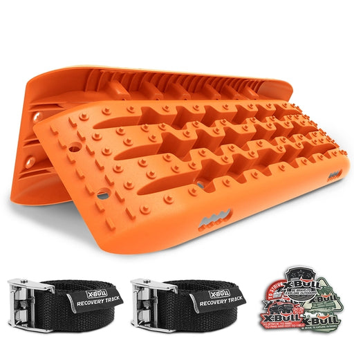 My Best Buy - X-BULL KIT1 Recovery track Board Traction Sand trucks strap mounting 4x4 Sand Snow Car ORANGE