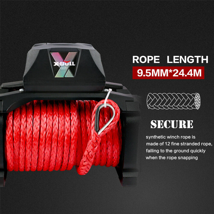 My Best Buy - X-BULL Electric Winch 12V Synthetic Rope Wireless 14500LB Remote 4X4 4WD Boat
