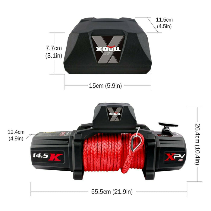 My Best Buy - X-BULL Electric Winch 12V Synthetic Rope Wireless 14500LB Remote 4X4 4WD Boat