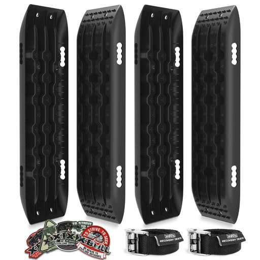 My Best Buy - X-BULL Recovery Tracks Sand Track Mud Snow 2 pairs Gen 2.0 Accessory 4WD 4X4 - Black