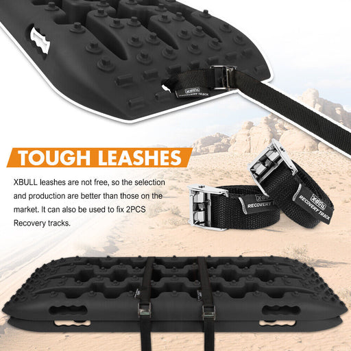 My Best Buy - X-BULL Recovery Tracks Sand Track Mud Snow 2 pairs Gen 2.0 Accessory 4WD 4X4 - Black