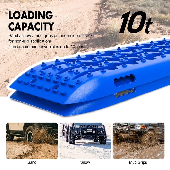 My Best Buy - X-BULL Recovery tracks Sand tracks 2 pairs Sand / Snow / Mud 10T 4WD Gen 2.0 - blue
