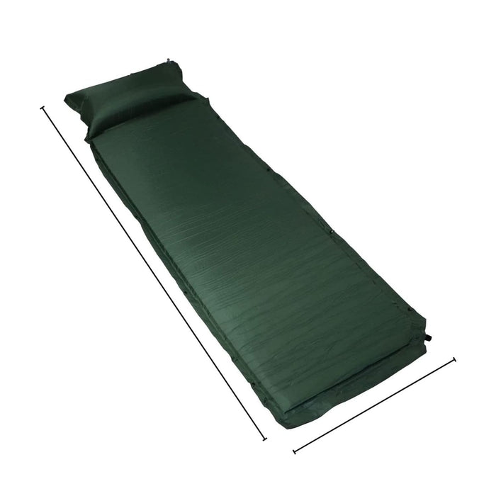 My Best Buy - KILIROO Inflating Camping Mat with Pillow - Army Green KR-IM-100-HY