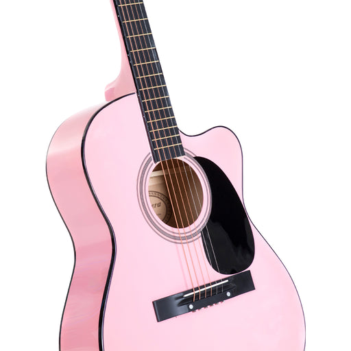 My Best Buy - Karrera Acoustic Cutaway 40in Guitar - Pink