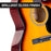 My Best Buy - Karrera Acoustic Cutaway 40in Guitar - Sunburst