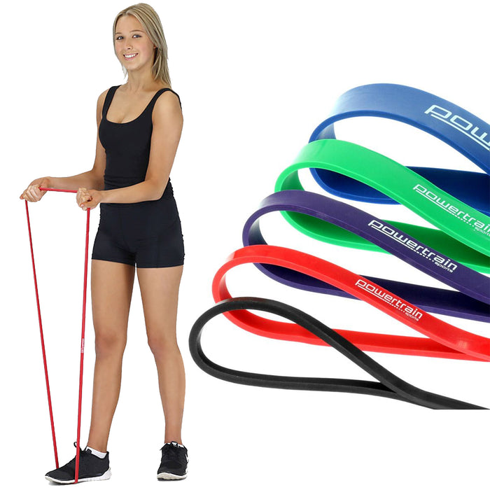My Best Buy - Powertrain 5x Home Workout Resistance Bands Gym Exercise