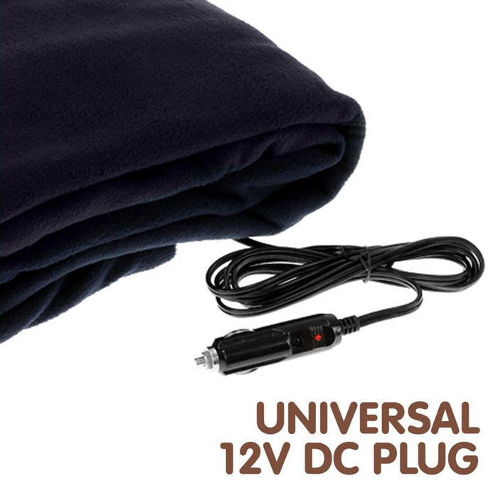 My Best Buy - Laura Hill Heated Electric Car Blanket 150x110cm 12v - Blue