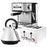 My Best Buy - Pronti Toaster, Kettle & Coffee Machine Breakfast Set - White