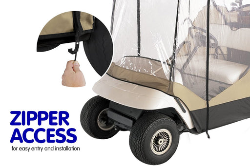 My Best Buy - Samson 2 Seater Golf Cart Enclosure Waterproof Cover Buggy