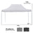 My Best Buy - Wallaroo Gazebo Tent Marquee 3x4.5m PopUp Outdoor White