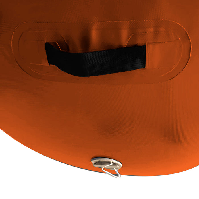 My Best Buy - Powertrain Sports Inflatable Gymnastics Air Barrel Exercise Roller 120 x 75cm - Orange