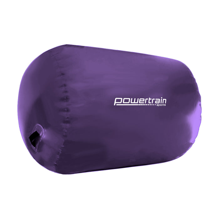 My Best Buy - Powertrain Sports Inflatable Air Exercise Roller Gymnastics Gym Barrel 120 x 75cm Purple