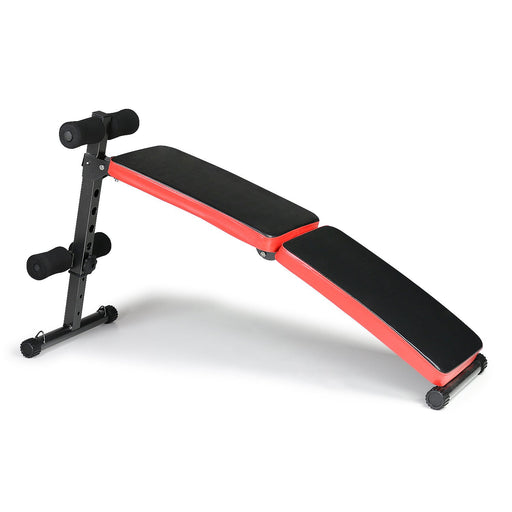My Best Buy - Powertrain Inclined Sit up bench with Resistance bands