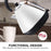 My Best Buy - Pronti Rose Trim Collection Toaster & Kettle Bundle - White