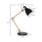 My Best Buy - Sarantino Adjustable Metal Table Lamp In Black And Gold