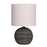 My Best Buy - Sarantino Ceramic Table Lamp With Striped Pattern In Antique Black