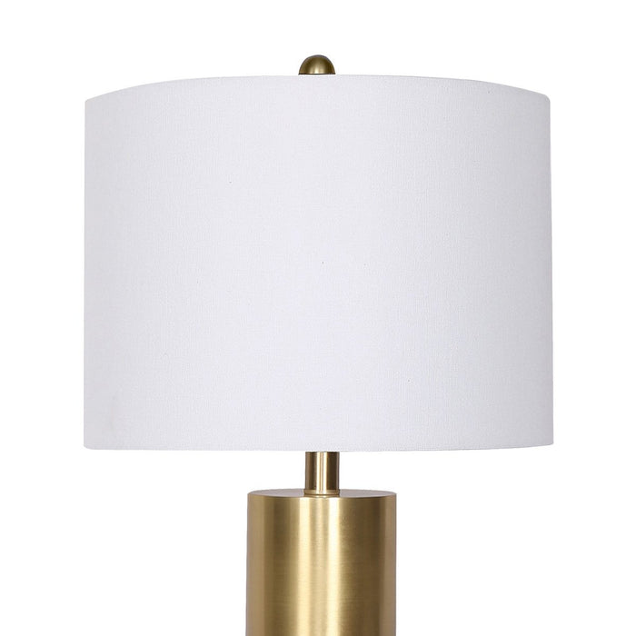 My Best Buy - Sarantino Metal And Marble Table Lamp - White