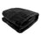 My Best Buy - Laura Hill 600GSM Faux Mink Blanket Double-Sided Queen Size - Black