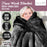 My Best Buy - Laura Hill 600GSM Faux Mink Blanket Double-Sided Queen Size - Black