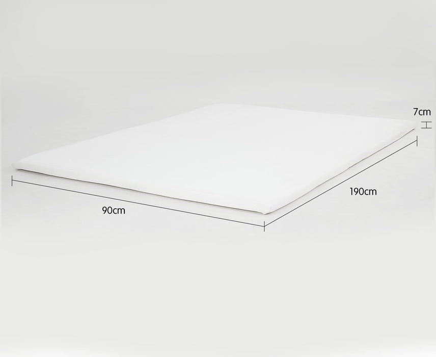 My Best Buy - Laura Hill High Density Mattress Foam Topper 7cm- Single Size Bed