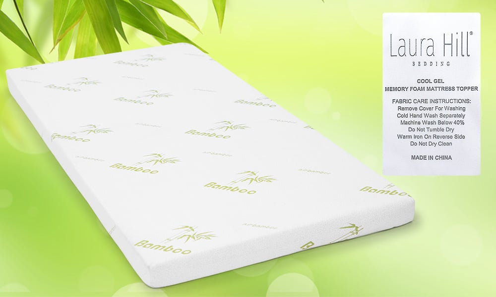 My Best Buy - Laura Hill Cool Gel Memory Foam Mattress Topper - King Single