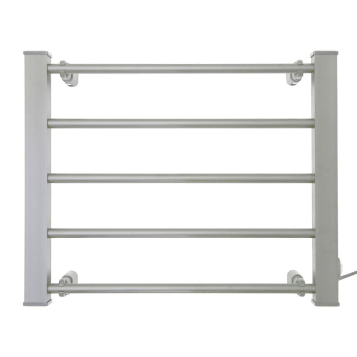 My Best Buy - Pronti Heated Towel Rack Electric Bathroom Towel Rails Warmer Ev-90- Silver