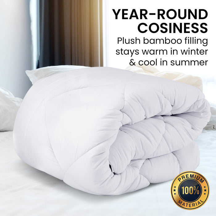 My Best Buy - Laura Hill 400GSM Microfibre Bamboo Quilt Comforter Doona - King