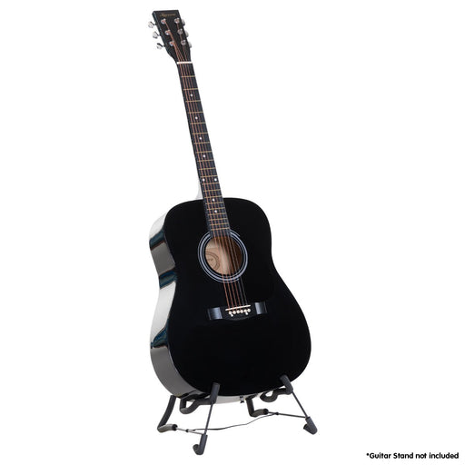 My Best Buy - Karrera 41in Acoustic Wooden Guitar with Bag - Black