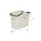 My Best Buy - Nplastic 2 Set Dark Grey Stackable Multipurpose Laundry Basket
