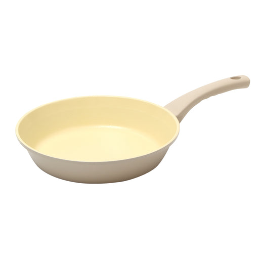 My Best Buy - Giorno Felice 28cm Beige IH Frypan Ceramic Non-Stick Frying Pan Induction